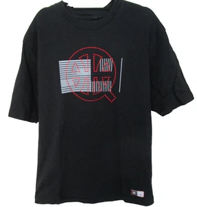 Jordan air Herren T-Shirt Gr. M in schwarz mit Aufdruck und Stickerei in rot - Bild 1 von 2