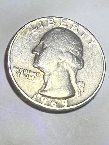 1969 Washington Quarter w/ errors Cover