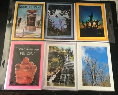 Surtido de 6 tarjetas de felicitación con fotos de escenas de Tennessee con sobres Foto 1 de 4