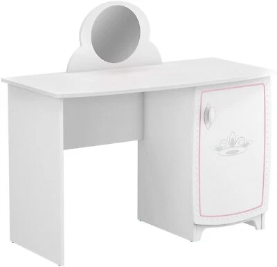 Kinder Schreibtisch #419 Kindertisch Tisch Prinzessin Spiegel Tür Schminktisch - Bild 1 von 4