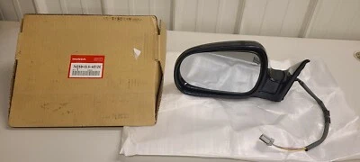 GENUINE OEM HONDA 76250-SL5-A21ZE LEFT DOOR MIRROR BLUE PEARL1992 Acura Vigor  - Image 1 of 4