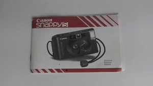 LIBRETTO D'ISTRUZIONI CANON SNAPPY S - Foto 1 di 1