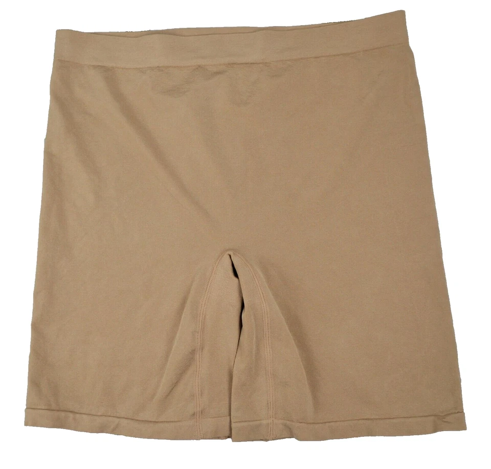 Breezies Sin Costuras Control Pierna Larga Panty Modelador Faja Prendas Modeladoras Beige Sólido L Foto 1 de 4