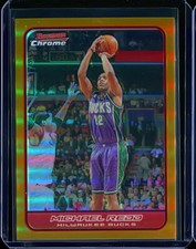 MICHAEL REDD 2005-06 BOWMAN CHROME GOLD REFRACTOR INSERT PARALLEL #d 02/50