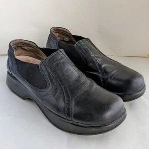 Dromedaris Leather Slip On Comfort Shoes Clogs Black Women's Sz 10.5-11, EU 41 - Picture 1 of 11