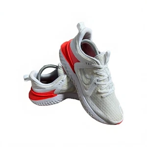 Womens Nike Legend React 2 Bright Crimson Solar Infrared White Running Size 9 - Picture 1 of 9