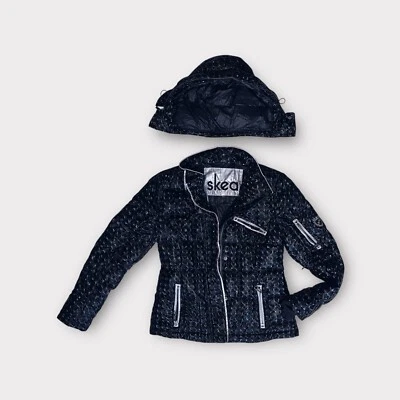 Chaqueta/abrigo de esquí con capucha acolchada 8 plumas SKEA LTD Techno Sport para mujer patrón 3D Foto 1 de 4