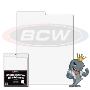 Paquete de 25 ct divisores de cargador BCW escritura en pestaña índice cabe en caja Mag ENVÍO GRATUITO - Imagen 1 de 1