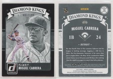 2016 Panini Donruss Diamond Kings Black Border /199 Miguel Cabrera #10
