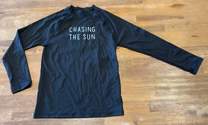 Boys size 7 black Long sleeve vest top Chasing The Sun ANKO UPF50+NEW 5091 - Picture 1 of 2