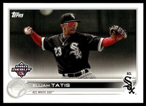 2022 Topps Pro Debut PD-124 Elijah Tatis   ACL White Sox  Baseball Card