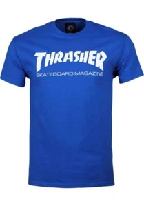 Camiseta para hombre con logotipo de revista Thrasher blanca real - Imagen 1 de 1
