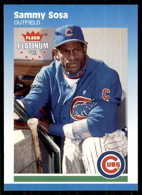 2002 Fleer Platinum #34 Sammy Sosa Chicago Cubs - Image 1 of 2