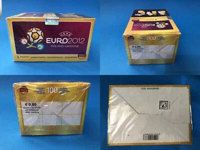 Panini WM Euro 2012 Germany edition 1 Box Display 100 Bustine Pack 500 stickers - Immagine 1 di 4
