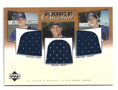 2001 Upper Deck Prospect Premieres #J-BBC Chris Burke Bubba Crosby Bryan Bass  - Image 1 of 2