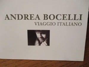 Viaggio Italiano by Bocelli, Andrea (CD, 1997) Still in Near Mint Condition - Picture 1 of 13