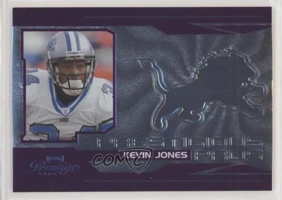 2007 Playoff Prestige Prestigious Pros Purple /250 Kevin Jones #PP-5 - Image 1 of 2