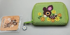 Una billetera pequeña con cremallera Sanrio 2004 Deary Lou rara extremadamente difícil de encontrar nueva con etiquetas - Imagen 1 de 4