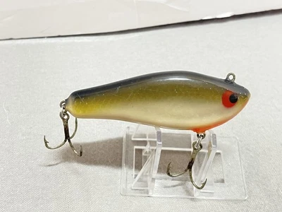 Brillador de pez bagley vintage en herrajes de latón temprano bonito color Foto 1 de 4