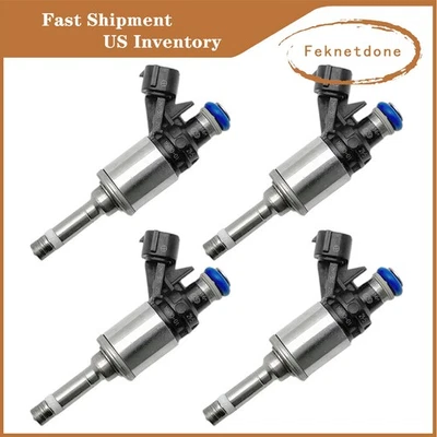 Juego de 4 inyectores de combustible aptos para Nissan Juke 2011-2017 1.6L 16600-1KC0A EE. UU. Foto 1 de 4