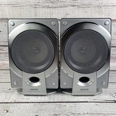 Par de Altavoces Sanyo Dynamic Bass Sound AWM-660SP De Colección Años 90 Foto 1 de 4