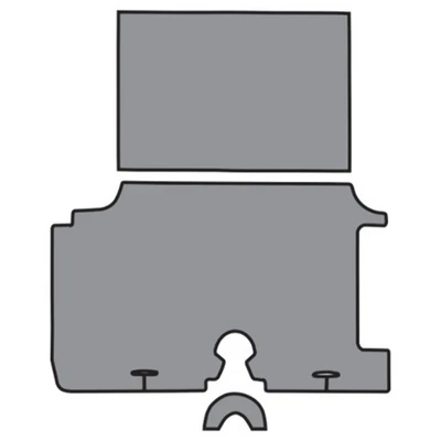 Alfombrilla de maletero para Chevrolet Impala 1959 corte y cosido TM vinilo completo 3 piezas Foto 1 de 4