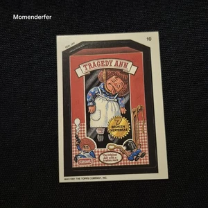 1991 Topps Wacky Packages #10 Tragedy Ann Sticker Trading Card - Picture 1 of 3
