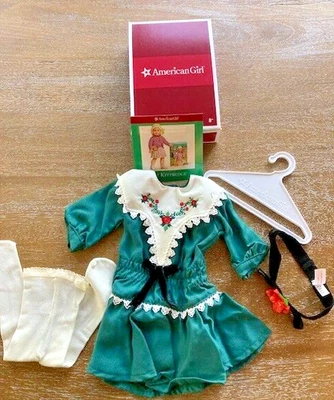 Muñeca American Girl Ruthie's Vestido de Vacaciones Conjunto Medias Navidad NUEVO Retirado Foto 1 de 4