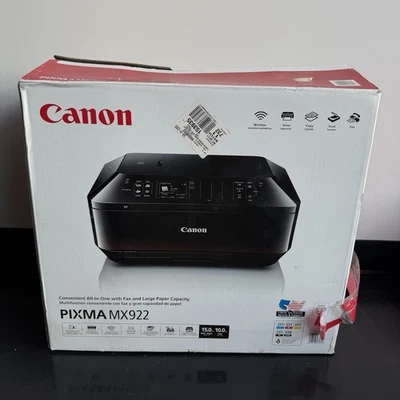 Canon Pixma MX922 All-In-One Inkjet Color Inkjet Printer- OPEN BOX SEALED - Image 1 of 4