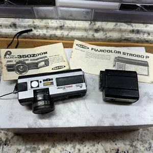 Fujifilm FUJICA Vintage Pockets 350 Zoom Filmkamera mit Blitz & Anleitung - Bild 1 von 14
