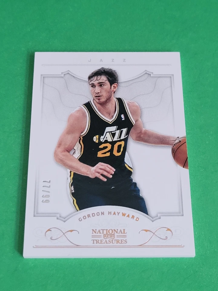 GORDON HAYWARD -  2012-13 PANINI NATIONAL TREASURES BASE SET CARD #95 /99 - Image 1 of 2