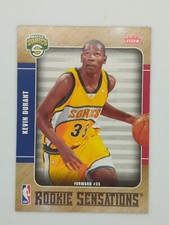 2007-08 Fleer Rookie Sensations Kevin Durant Rookie Card #RS-2