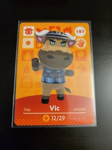 Vic - 187 - Series 2 - Authentic Animal Crossing Amiibo Card - Picture 1 of 1