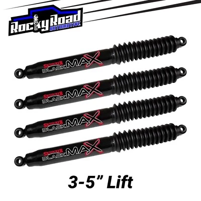 Skyjacker Black Max 3-5” Lift Shocks (Set of 4) for 76-86 Jeep CJ5 CJ7 - Image 1 of 4