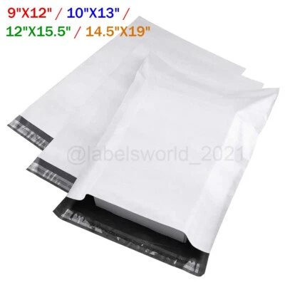 Poly Mailers Shipping Envelopes Self Sealing Plastic Mailing Bags Choose Size US - Image 1 of 4
