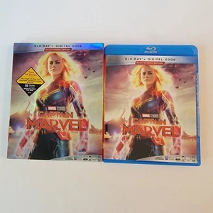 Captain Marvel (Blu-ray, 2019) With Slipcover - Picture 1 of 3