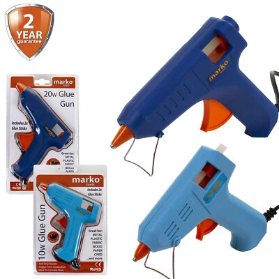 MARKO TOOLS 10W/20W Hot Glue Gun Electric Adhesive Trigger Melt Sticks Home Workshop Crafts