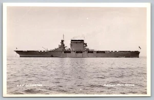 Postal USS Lexington Navy Portaaviones CV 16 Lady Lex Barco Militar RPPC - Imagen 1 de 2