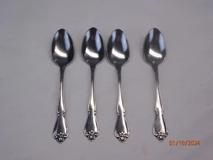 Arbor Rose True Rose 4 - 6" cucchiaini da tè stoviglie in acciaio inox Oneida Rogers - Foto 1 di 5