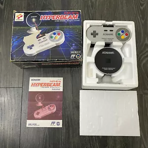 Nintendo Super Famicom Controller Control Pad Grey Boxed - Konami Hyperbeam - Picture 1 of 11