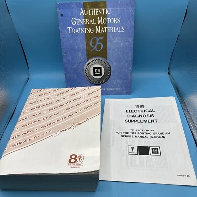 1988 Pontiac Grand Am Repair Shop Manual 88 LE SE - Image 1 of 4