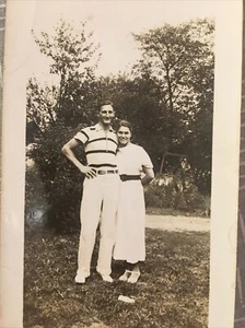 Vintage Fotografie, Schwarz-Weiß Familie Schnappschuss, Sammler Bild Druck - Bild 1 von 4