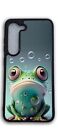 Printed Silicone Clip On Mobile Phone Case Cover Gift Original Bubbles Frog Kid