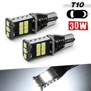2x T10 Bulbs License Plate/Trunk/Back Up/Dome/Map/Tail Lamp/Turn Signal - Picture 1 of 5
