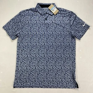 [DV7808-493] Nike Dri-FIT Tour Men's Golf Polo Blue Camo Print Shirt Sizes Vary - Picture 1 of 8