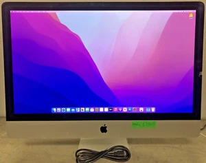 A1419 Apple iMac 27-inch 2015 Intel i5 3.2GHz, 16GB RAM, 128GB SSD/1TB (Cracked) - Picture 1 of 14