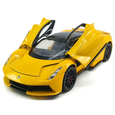 1/32 Lotus Evija Model Toy Car Diecast Toy Vehicle Doors Open Pull Back Orange - Image 1 of 4