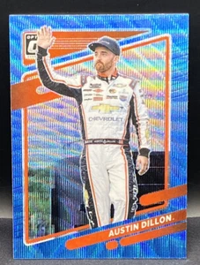 2022 Panini Donruss NASCAR Optic Carolina Blue Wave Prizm Austin Dillon #17 - Bild 1 von 2