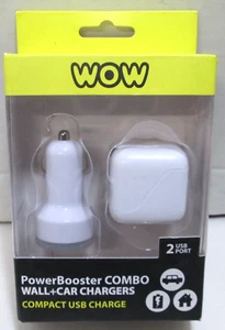 Combo cargadores de pared y coche WOW Power Booster - Imagen 1 de 2