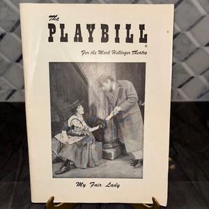 My Fair Lady Broadway Playbill 1956 Julie Andrews Rex Harrison Hellinger Theatre - Foto 1 di 11